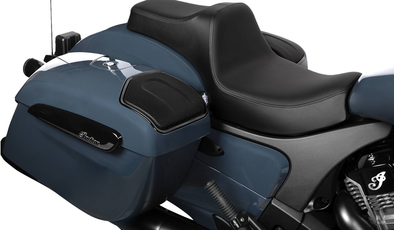 Drag Specialties Seats Predator III 2-Up Seat - Vinyl/Solar Leather - Smooth - Chieftain '25/Challenger '20-'25