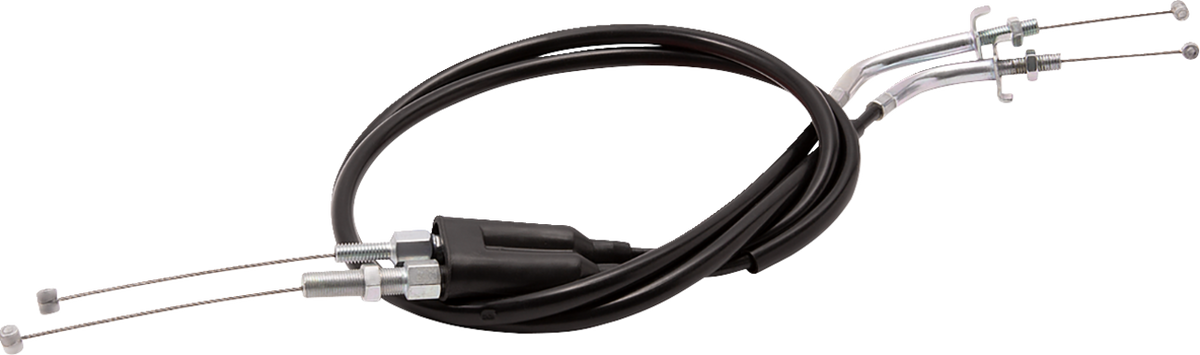 Motion Pro Black Vinyl Throttle Cable - Push/Pull - +4" - '19-'24 CRF110F
