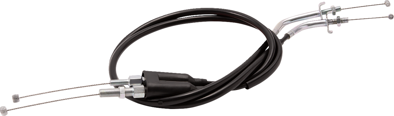 Motion Pro Black Vinyl Throttle Cable - Push/Pull - +4" - '19-'24 CRF110F