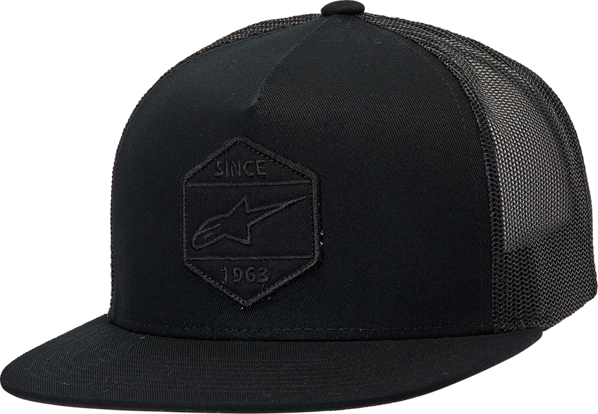 Alpinestars Bolt Trucker Hat - Black/Black - One Size