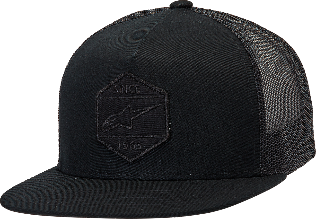Alpinestars Bolt Trucker Hat - Black/Black - One Size