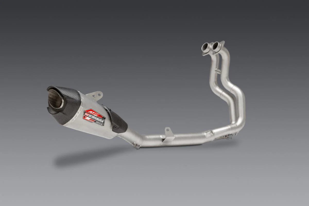 Yoshimura GSX-8S/R/T/TT 23-26 Race AT2 Stainless Full Exhaust, W/ Stainless Muffler