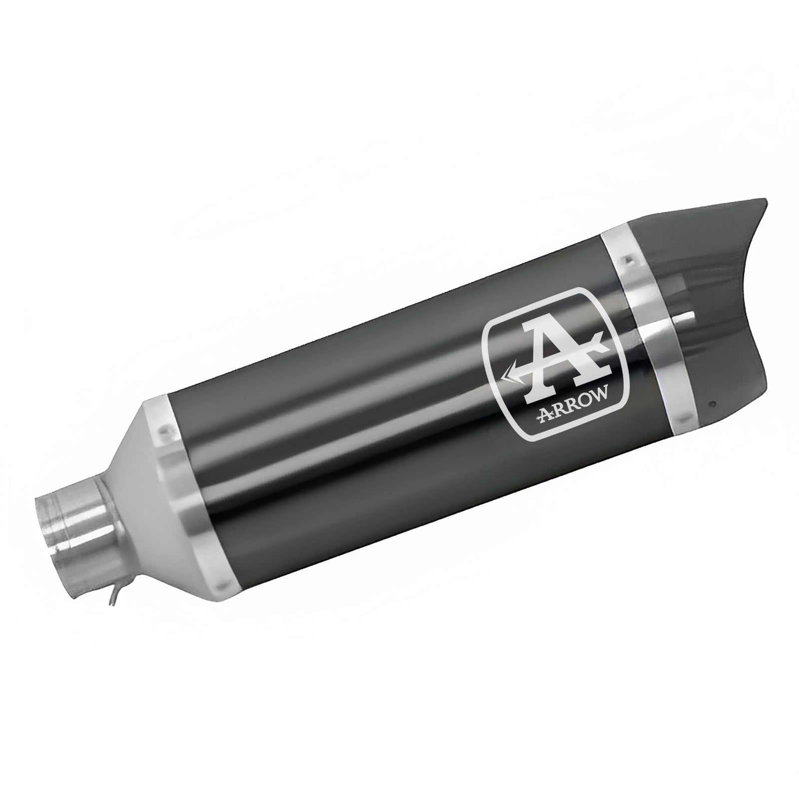 Arrow 71930AKN Thunder Aluminium Dark Slip On With Carbon End Cap