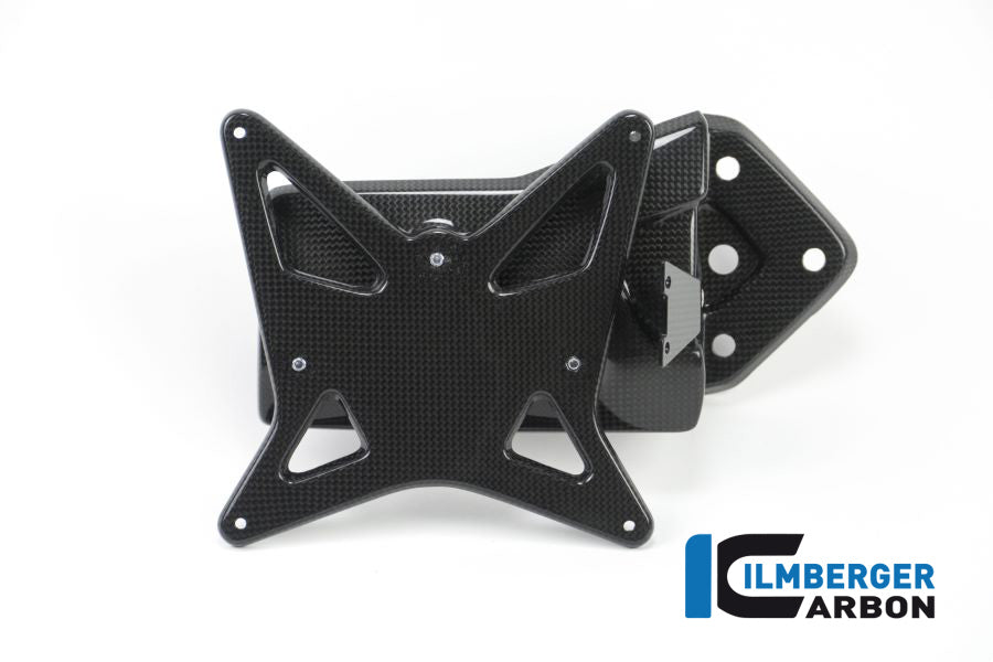 Ilmberger Carbon License Plate Holder Withbelt Guard Ducati XDiavel 2016 / Diavel 1260 - Gloss