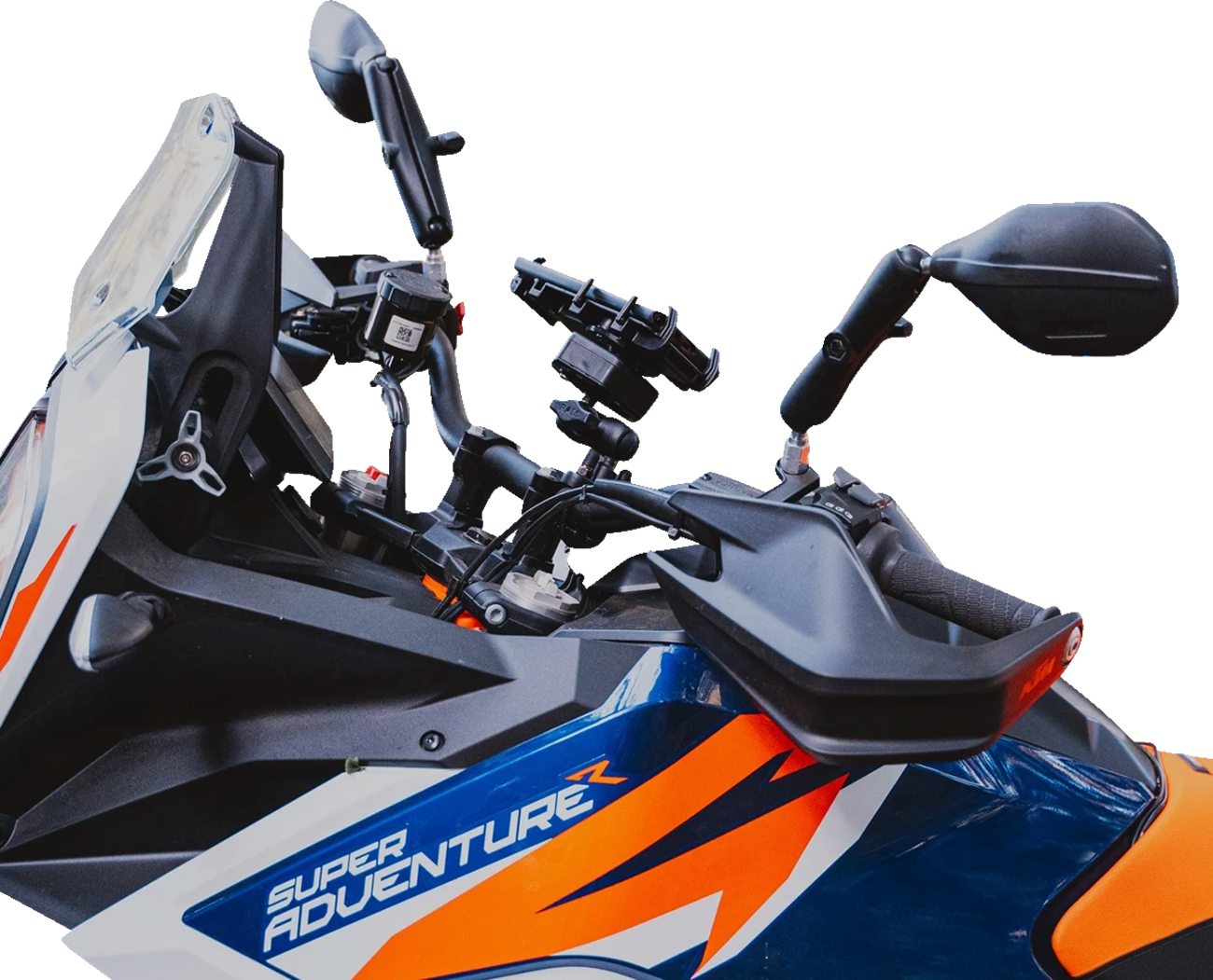 RAM Mounts Tough-Mirror™ - Side View - Oval - Black - Left/Right