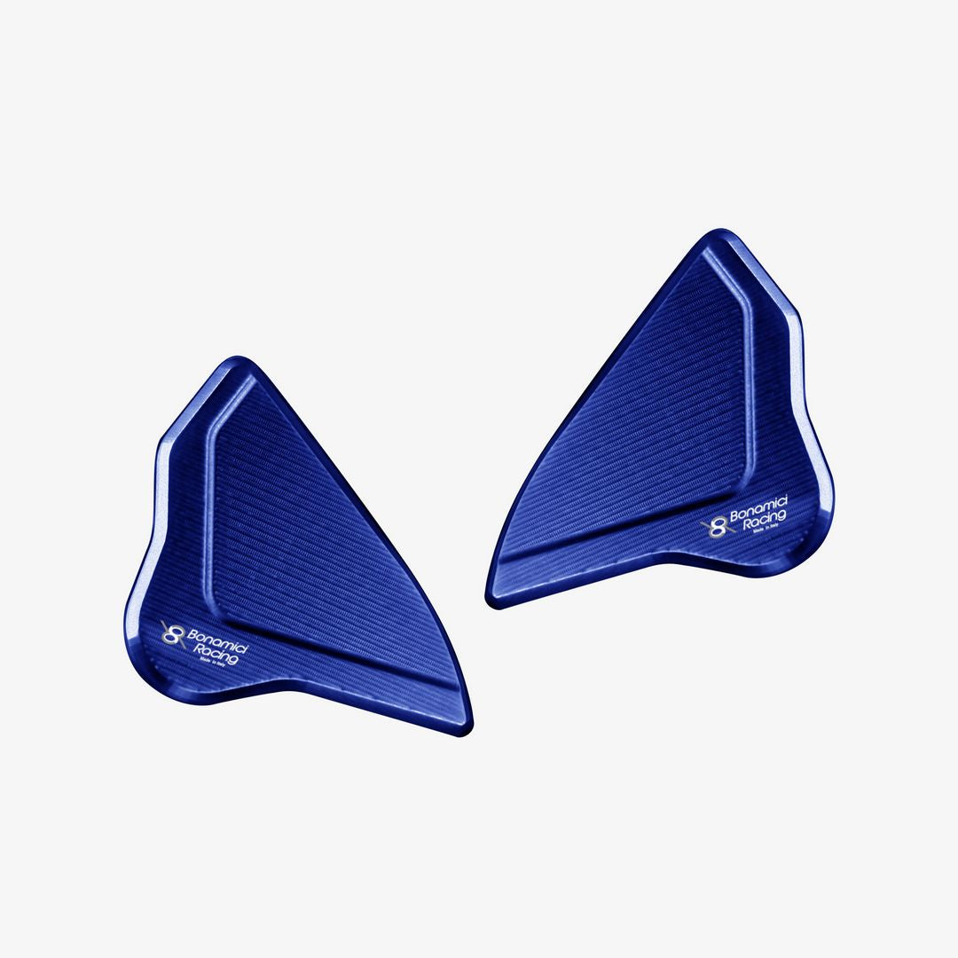 Bonamici Racing Mirror Block - Yamaha YZF R7 - Yamaha YZF R9 - Blue