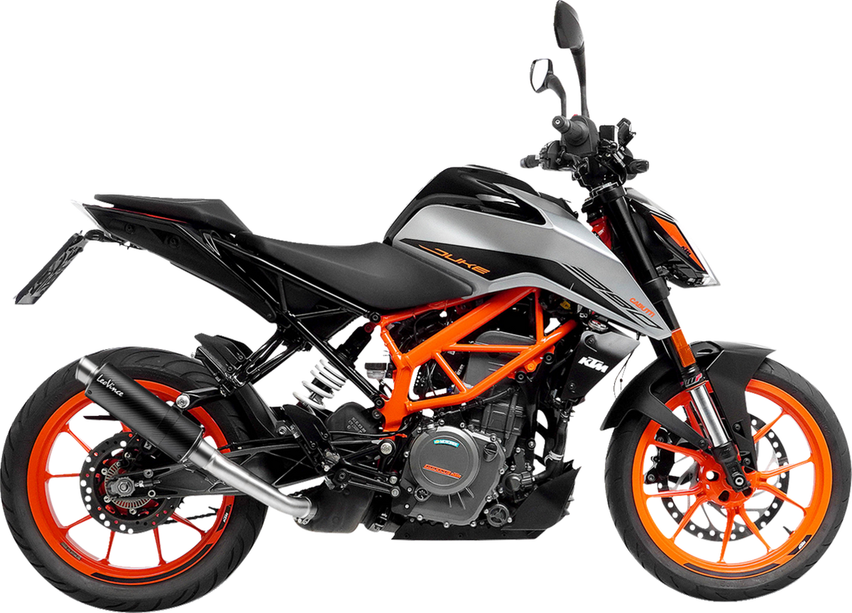 LeoVince GP Corsa Matte Slip-On Muffler - Black - Duke 390