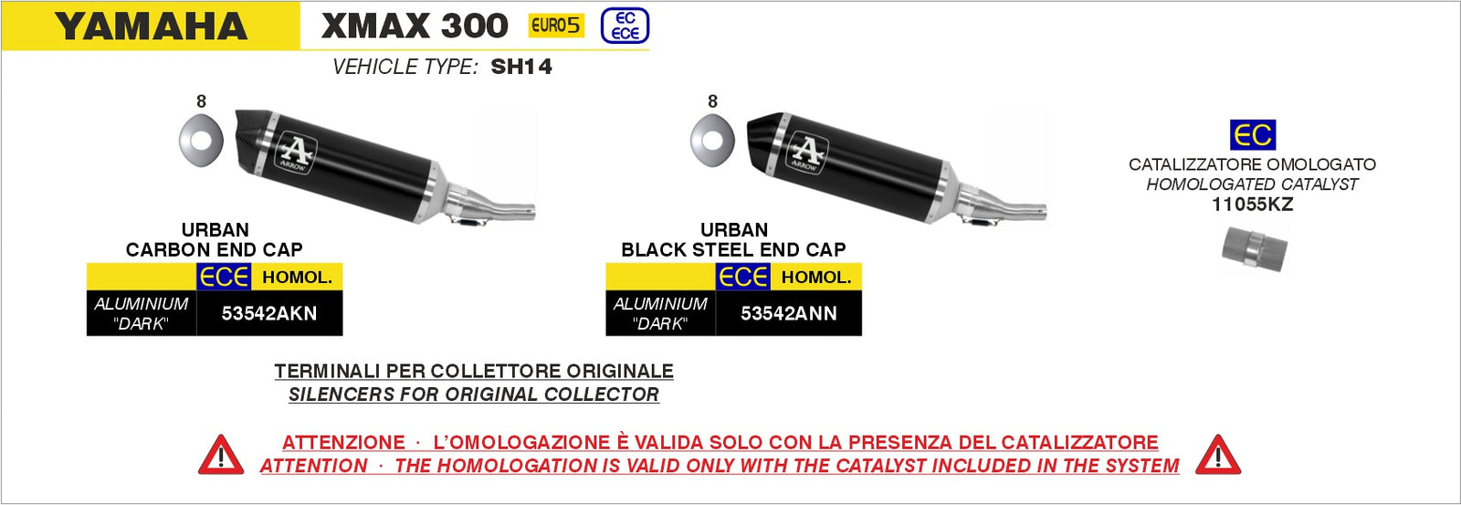 11055KZ Catalytic Converter Kit