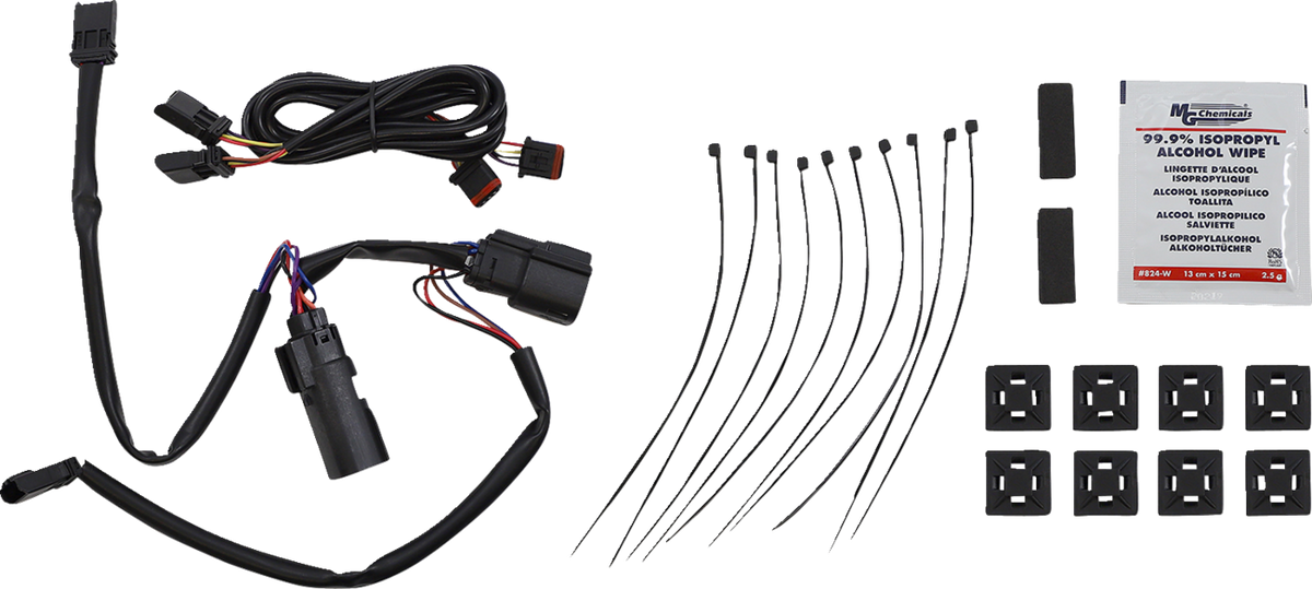 Custom Dynamics Latch Light - Saddlebag - Dual Color - Red - Chrome