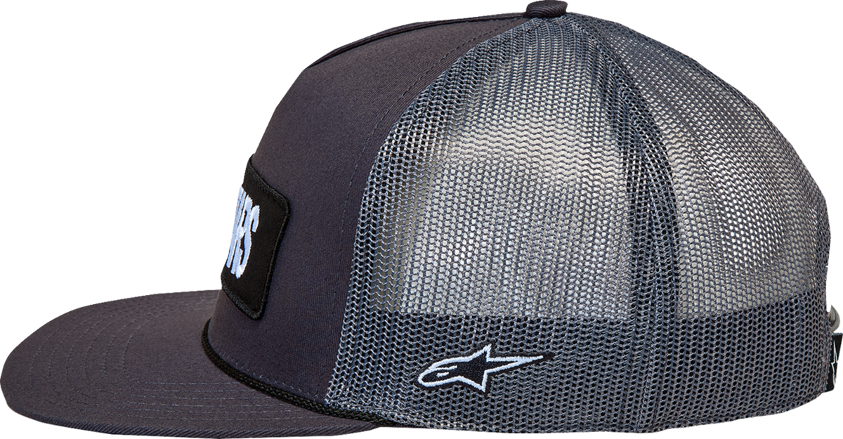Alpinestars Ten Trucker Hat - Dark Gray/Dark Gray - One Size