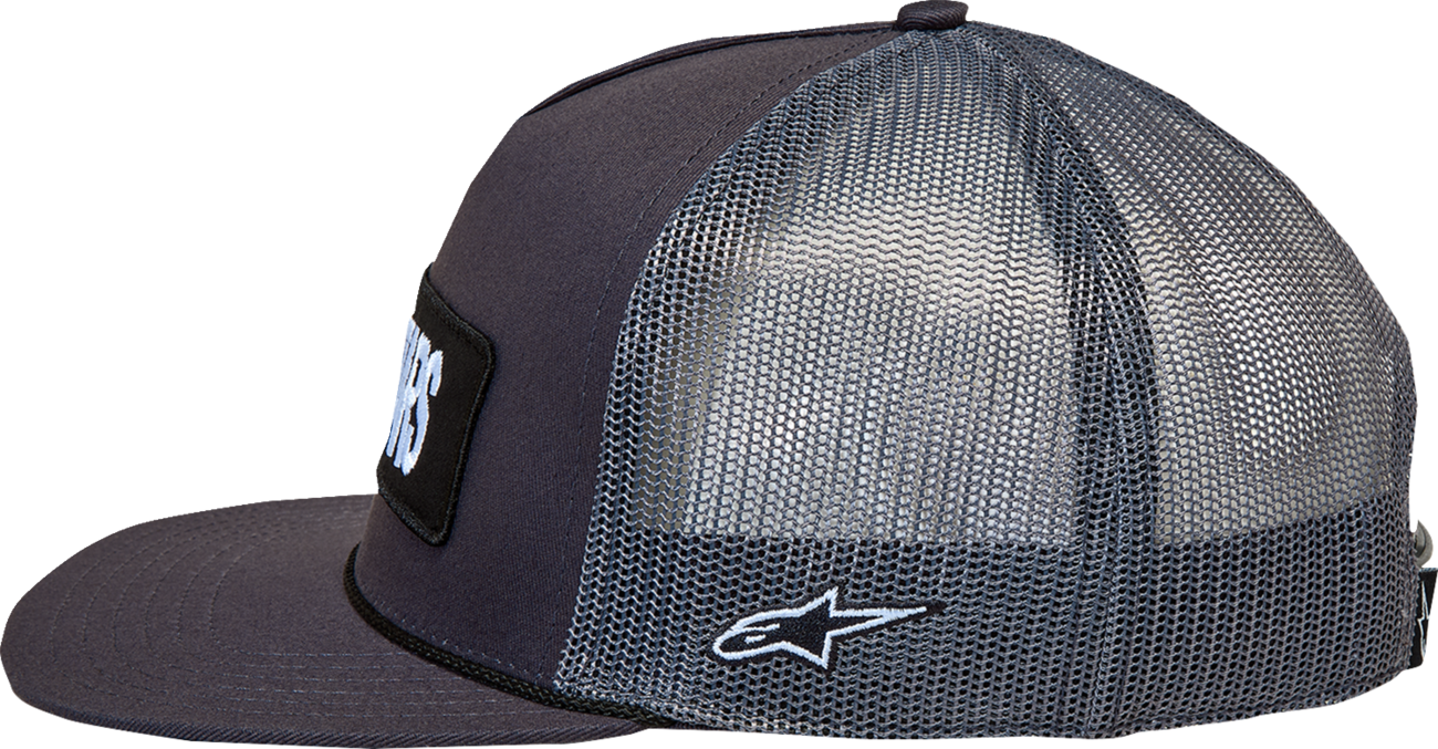 Alpinestars Ten Trucker Hat - Dark Gray/Dark Gray - One Size