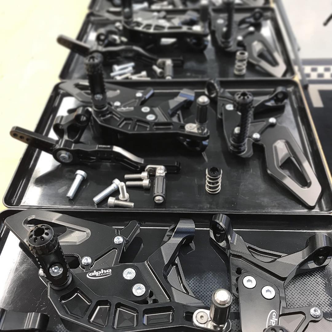 Alpha Racing Adjustable Rearsets for BMW S1000RR M1000RR
