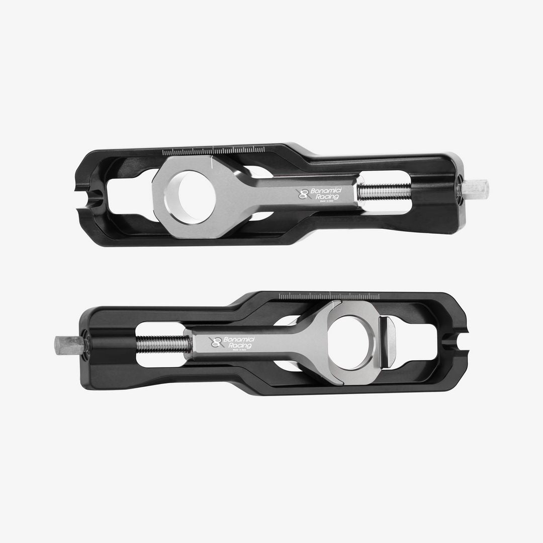 Bonamici Racing Chain Adjuster - Aprilia RSV4 - SILVER