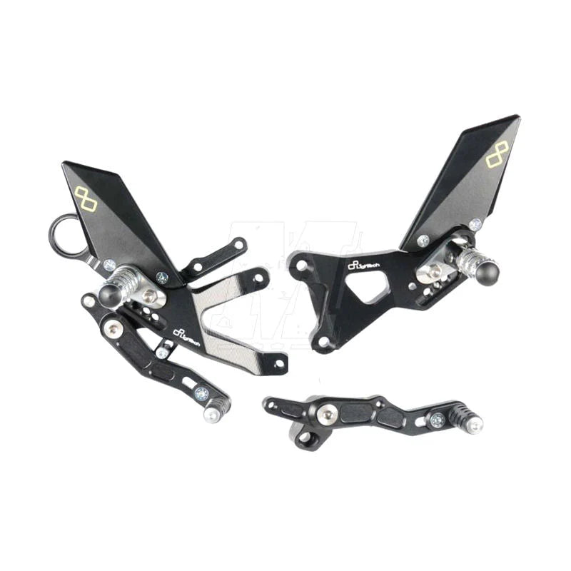 LighTech Track System Adjustable Rear Sets For BMW S1000RR