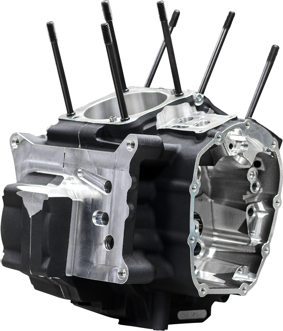 S&S Cycle Crankcase - MK-Series "B" - Black - M8 Softail