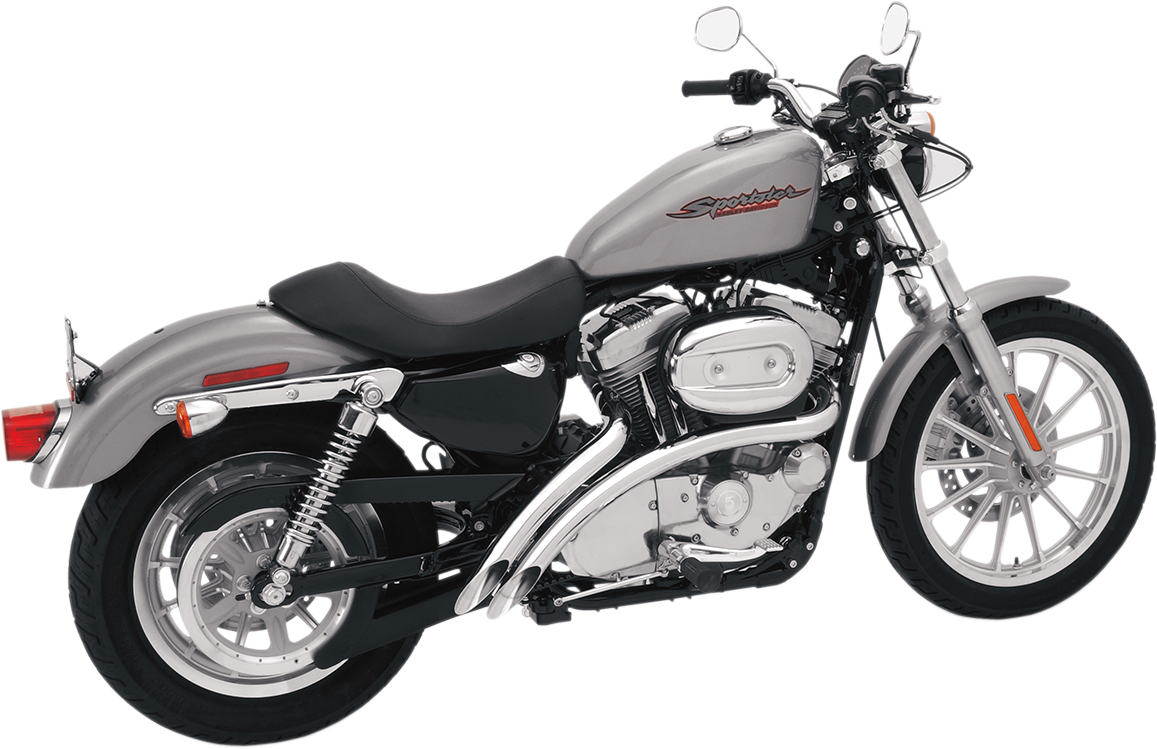 Bassani Xhaust Radial Sweepers Exhaust System - Chrome - '07-'13 XL