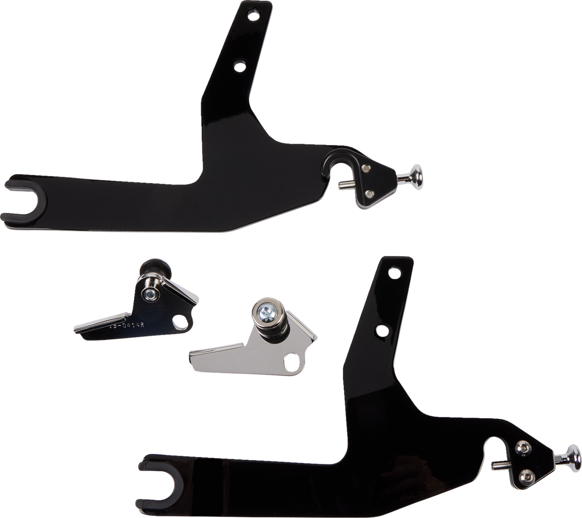 Cobra Backrest Kit - 14" - Black - Softail