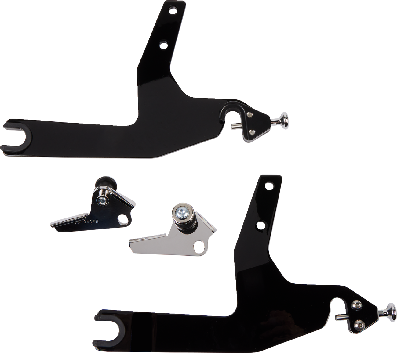 Cobra Backrest Kit - 14" - Black - Softail