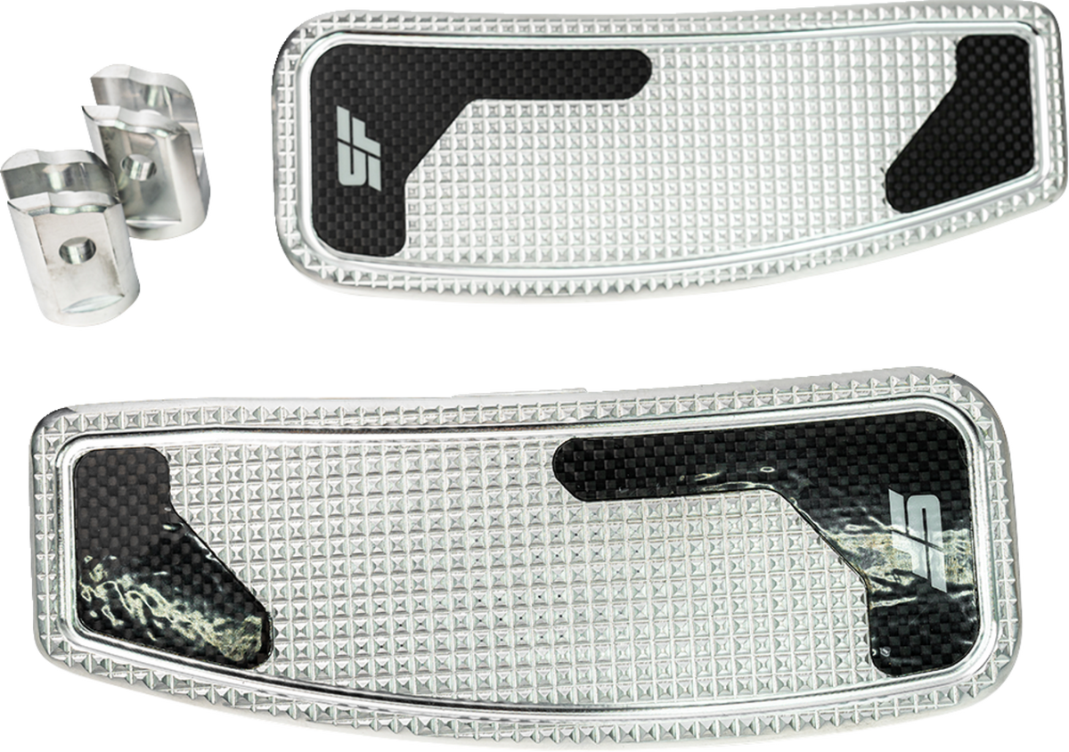 Slyfox Mini Floorboards - Chrome Polished - Male Mount - M8