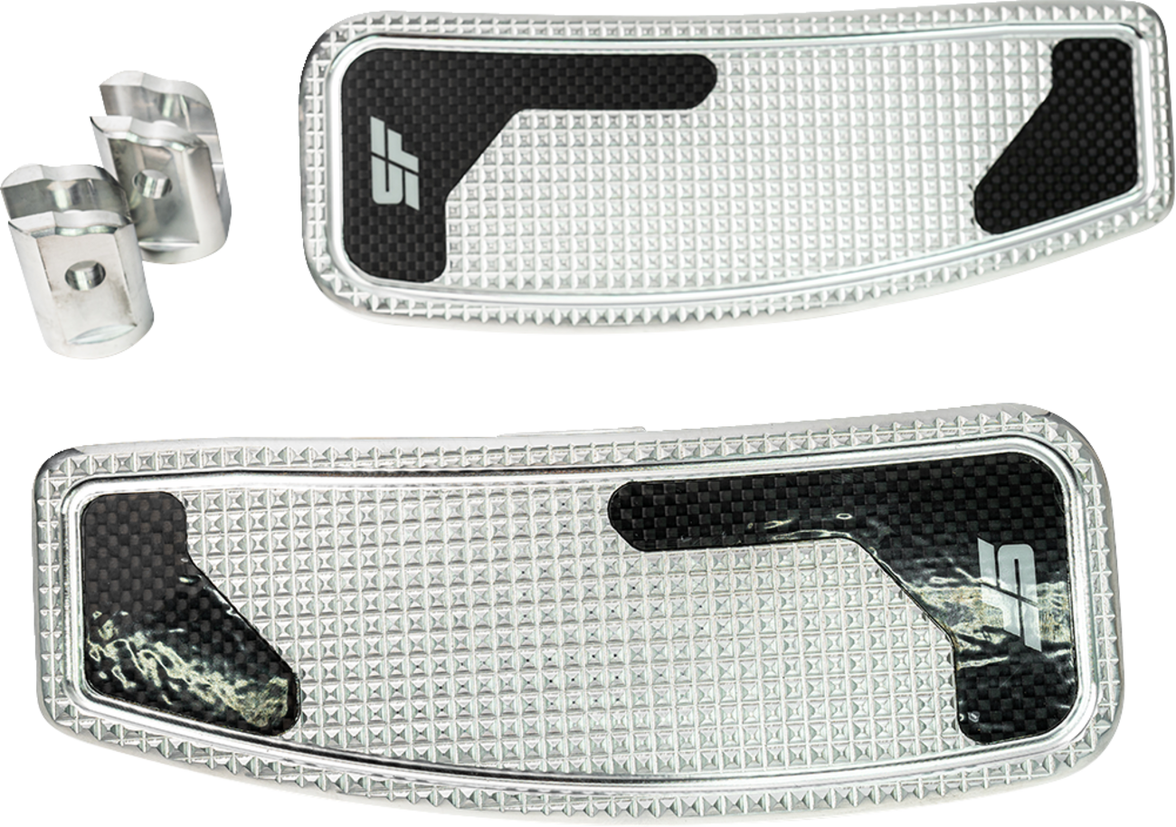 Slyfox Mini Floorboards - Chrome Polished - Male Mount - M8