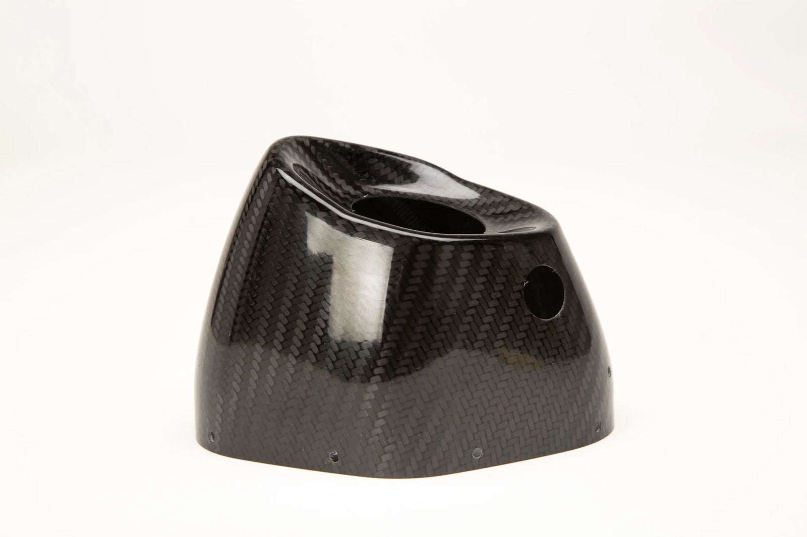 Yoshimura RS9 Carbon Fiber End Cap Cover RIght Side