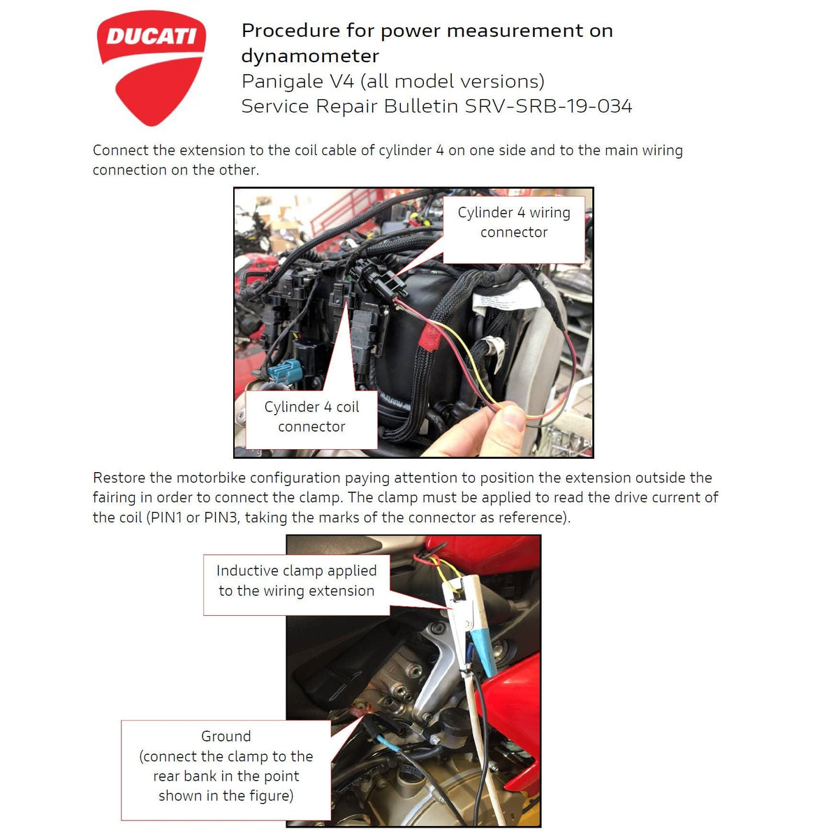 Ignition Coil Extension Wire for Ducati Panigale V4 V4S V4R SP SP2