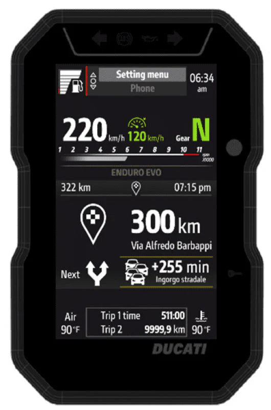 Shieldotron Ducati Desert X Instrument Cluster Screen Protector