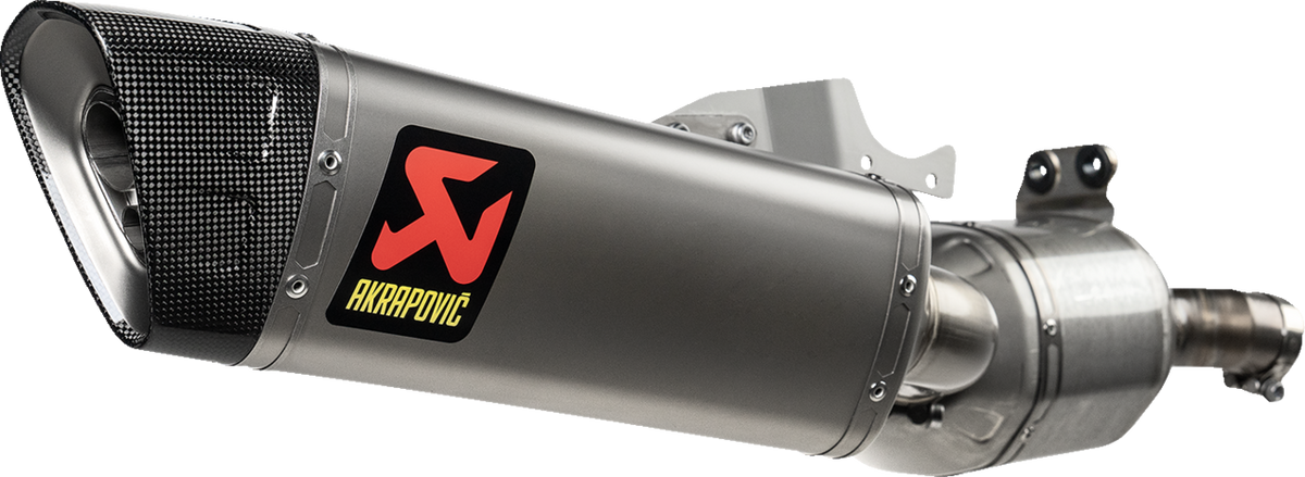 Akrapovic Slip-On Line Muffler - Titanium - BMW F900R &amp; F900XR