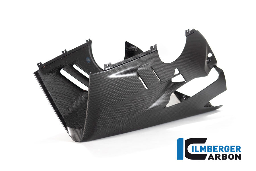 Ilmberger Carbon Belly Pan Ducati Panigale V4 22 For Low Exhaust With Sidestand - Matte