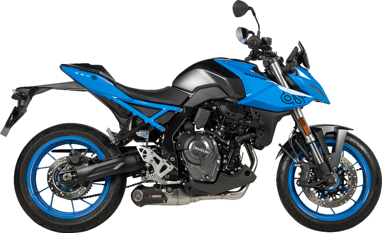 Akrapovic Racing Line Exhaust System - Stainless Steel - Suzuki GSX-8S & GSX-8R