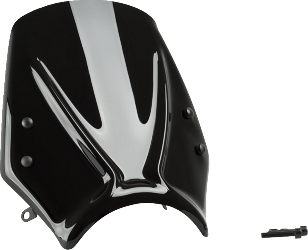 PUIG HI-Tech Parts New Generation Windscreen - Black - Trident 660