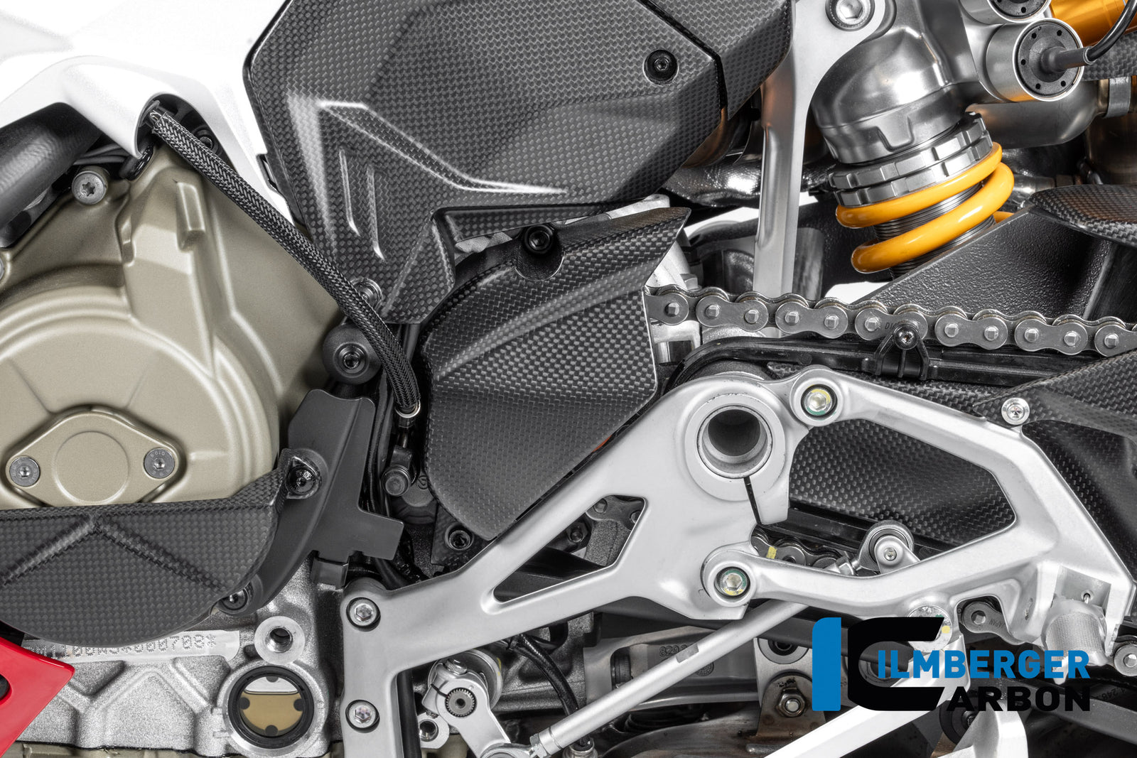 Ilmberger Carbon Sprocket Cover Ducati Panigale V4 2025-2026 - Matte / Plain