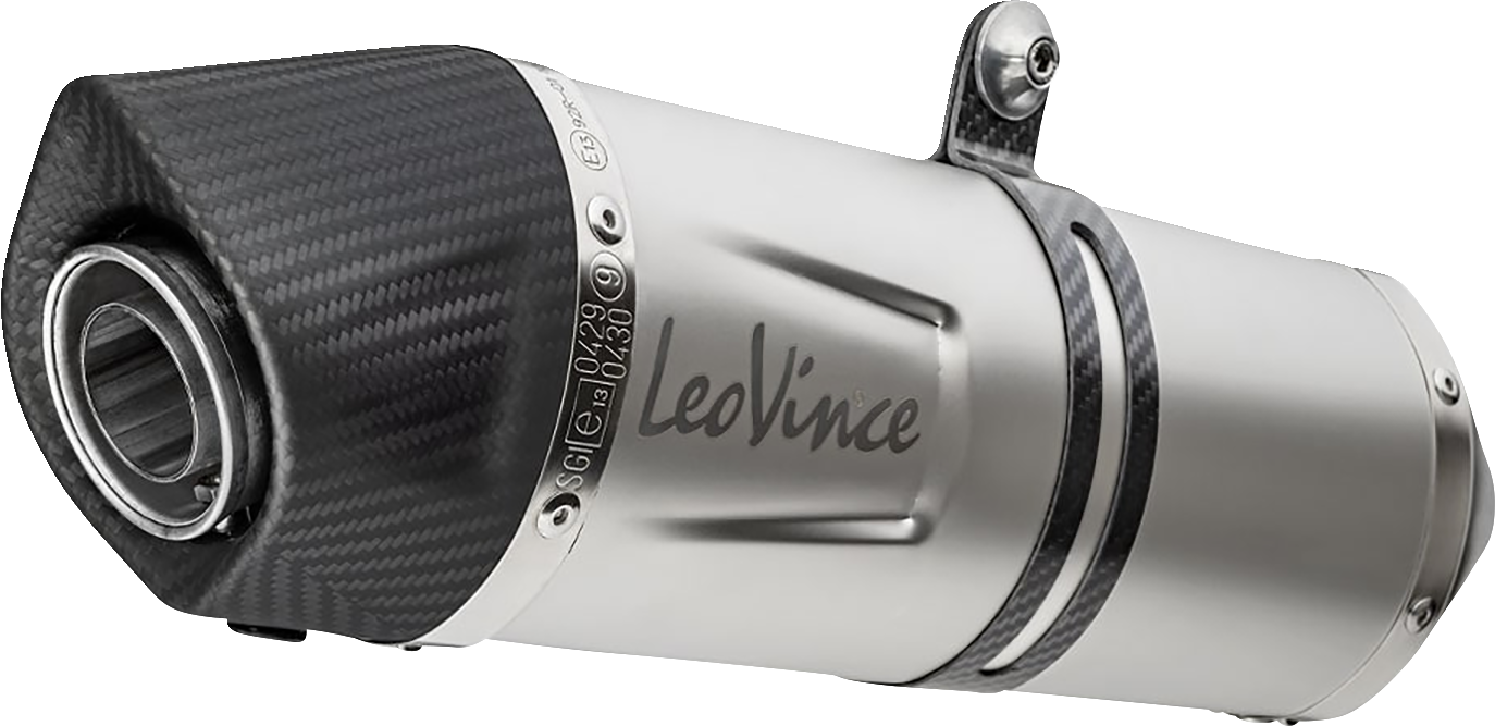 LeoVince LV One Evo Slip-On Muffler - Stainless Steel