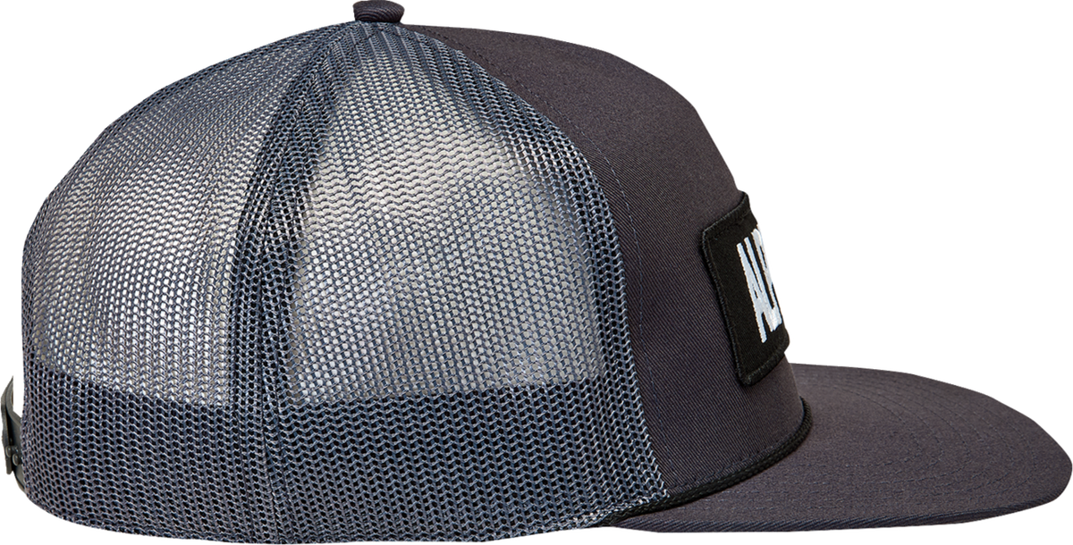 Alpinestars Ten Trucker Hat - Dark Gray/Dark Gray - One Size