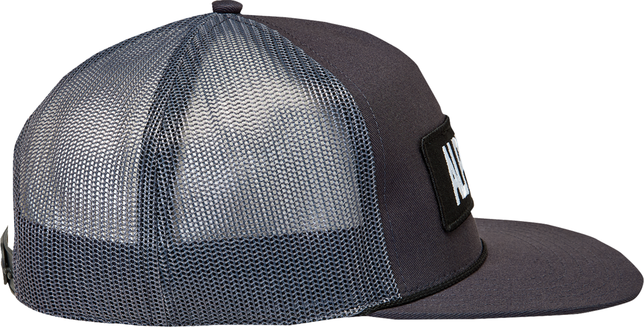 Alpinestars Ten Trucker Hat - Dark Gray/Dark Gray - One Size