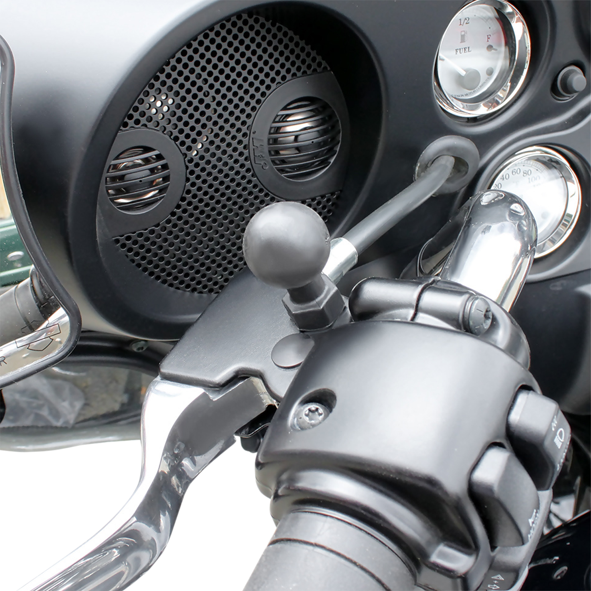 RAM Mounts Universal Ball Mount - Mirror Post Base - Harley Davidson