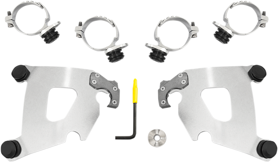 Memphis Shades Cafe Mounting Kit - Polished - FXDL