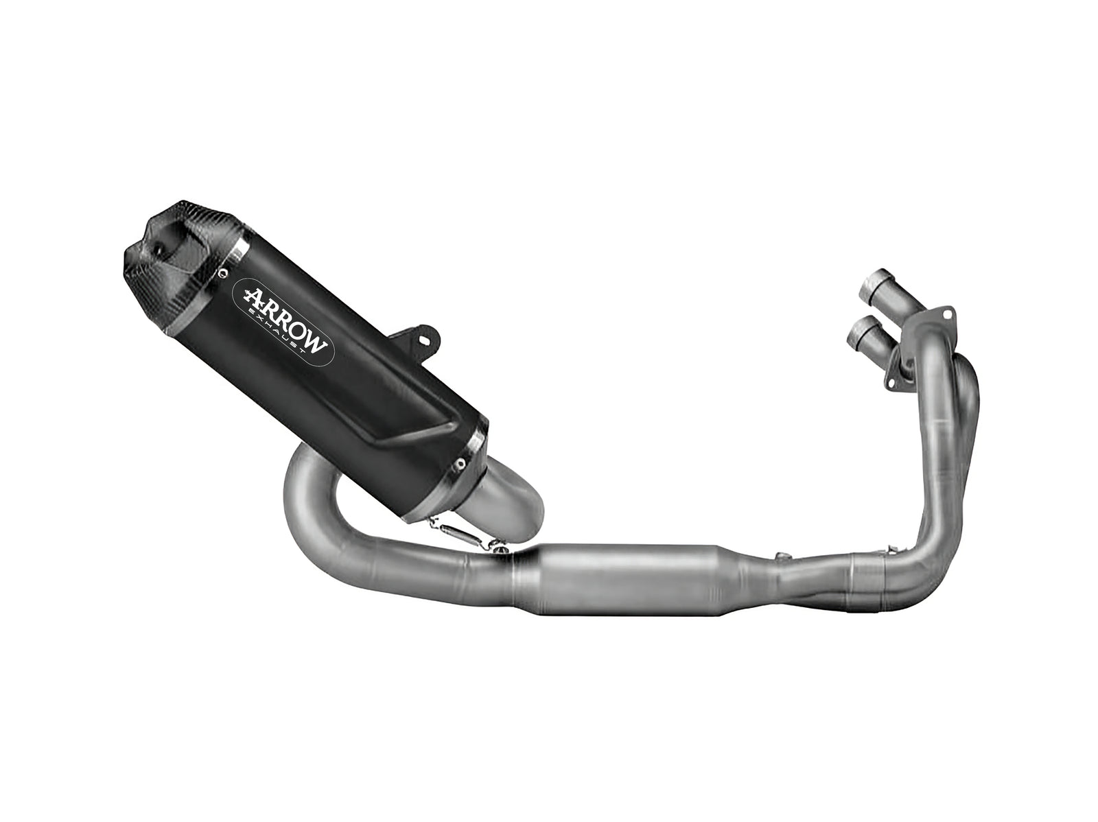 77501AKN Homologated Full System With Indy Race Evo Aluminium Dark Slip On