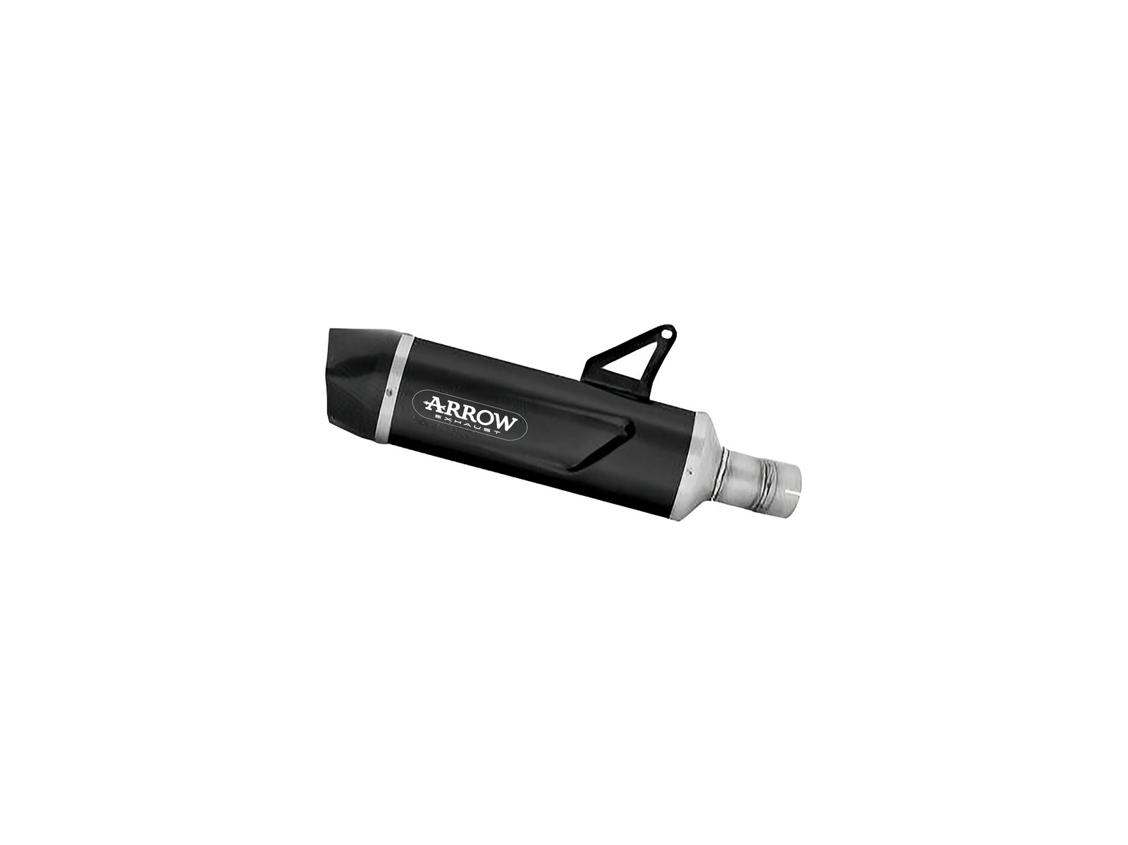 72656AKN Indy Race Evo Aluminium Dark Slip On With Carbon End Cap