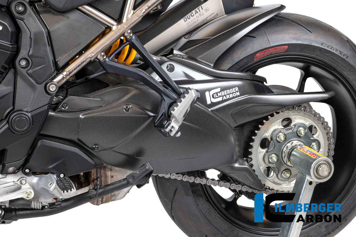 Ilmberger Carbon Swingarm Cover With Chainguard Matt MTS/PP/RS