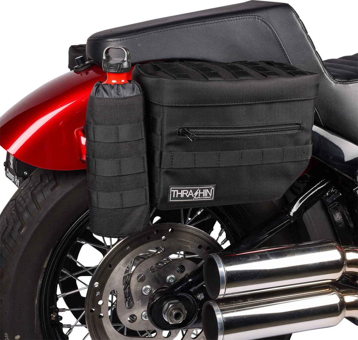 Thrashin Supply CO. Essential Saddlebags - Black