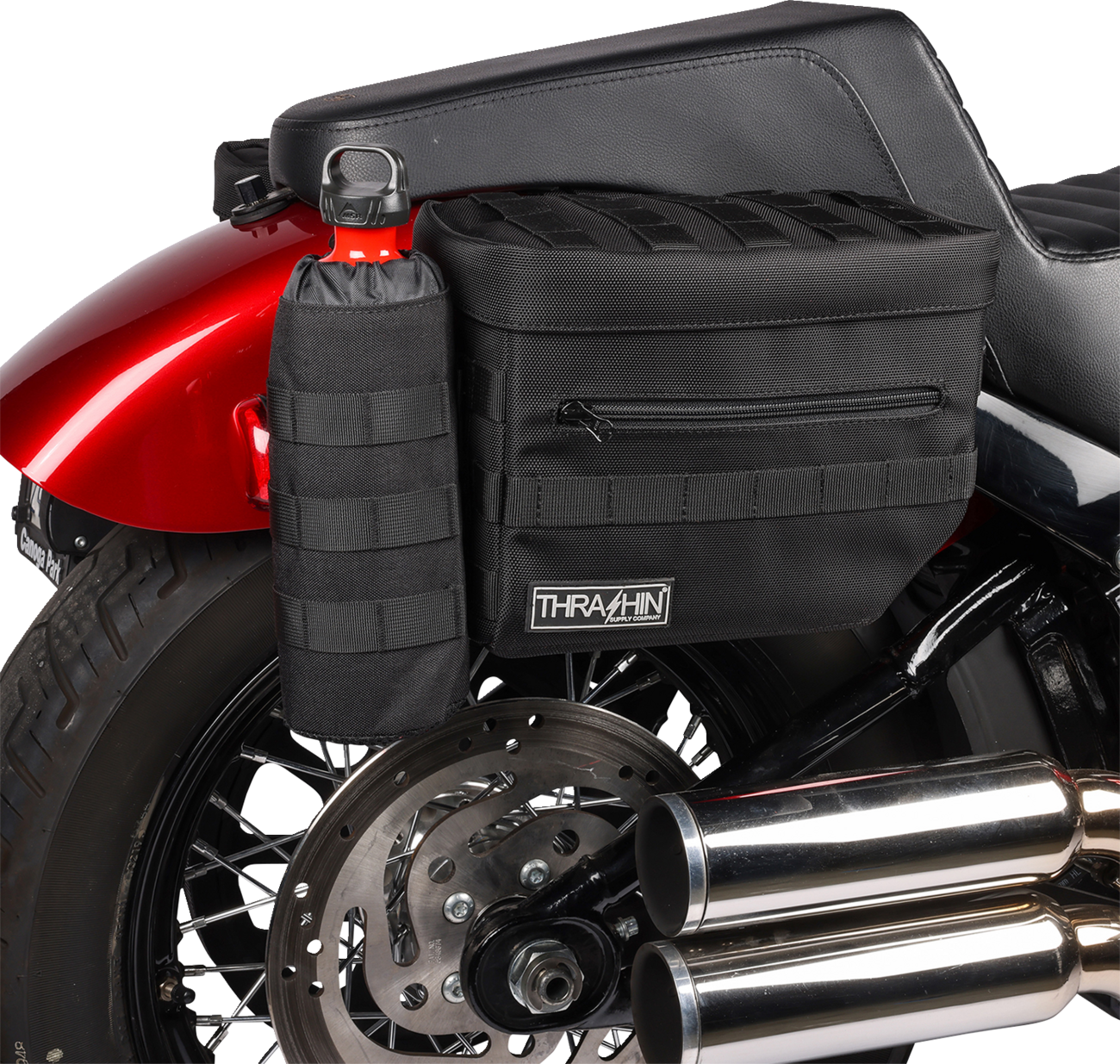 Thrashin Supply CO. Essential Saddlebags - Black