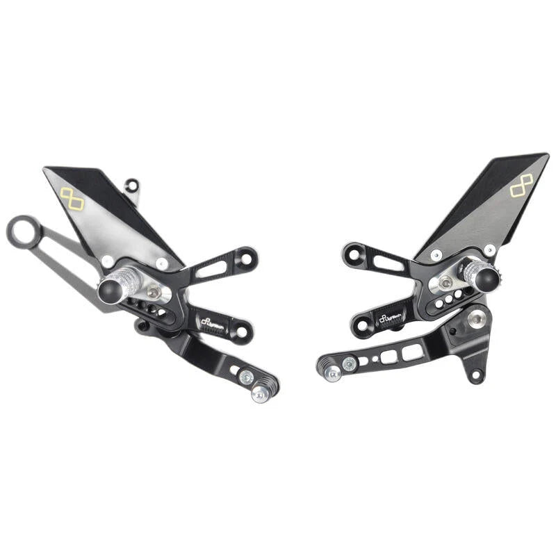 LighTech Adjustable Rearsets For RSV4 Tuono V4 1100 Factory 2021-2024 - Standard Shift