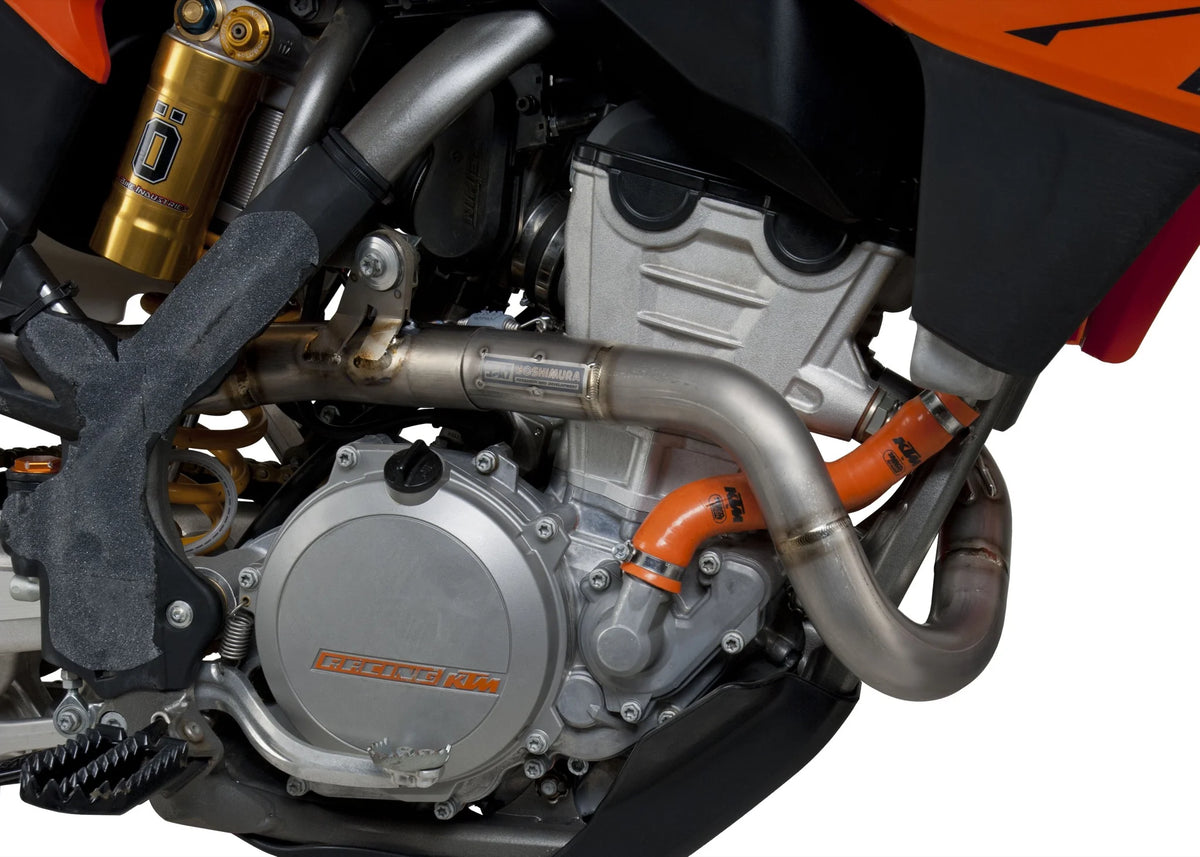 Yoshimura KTM 250 SX-F 13-15 RS-4 Titanium Full Exhaust, W/ Titanium Muffler