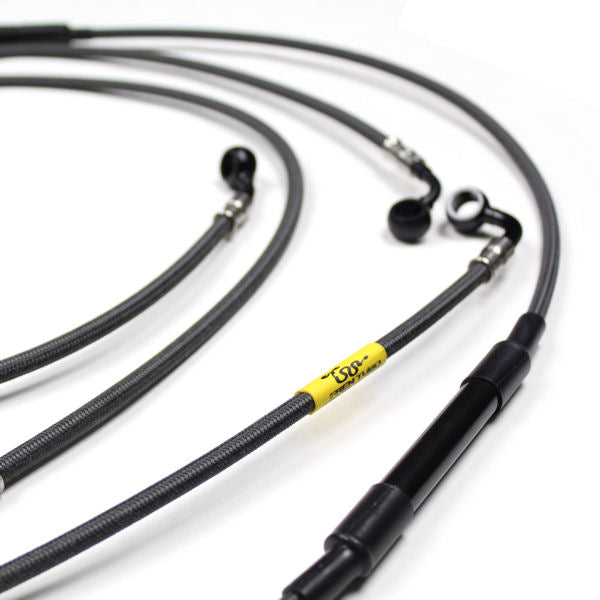 Fren Tubo Carbon Fiber Braided Brake Line Kit Panigale V4 V4S V4S Speciale