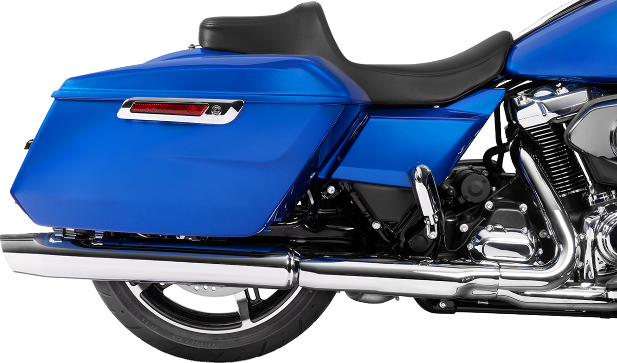 Drag Specialties Seats Extended Reach Predator III Seat - Vinyl/Solar Leather - Smooth - FLT/FLH '23-'25