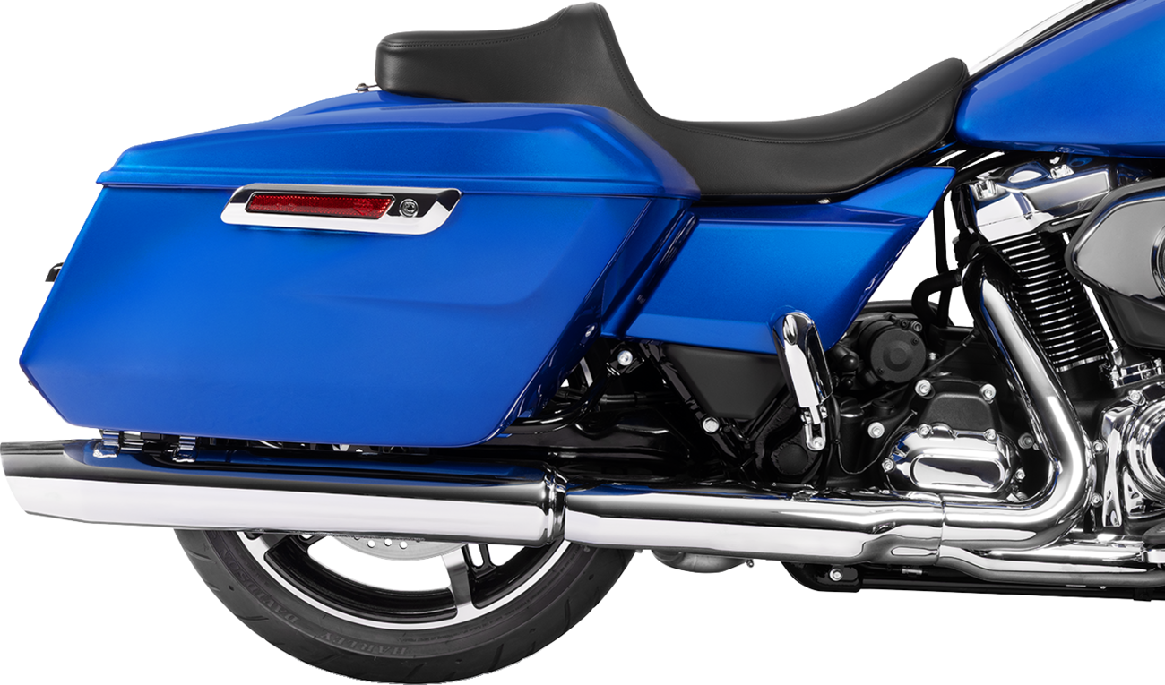 Drag Specialties Seats Extended Reach Predator III Seat - Vinyl/Solar Leather - Smooth - FLT/FLH '23-'25