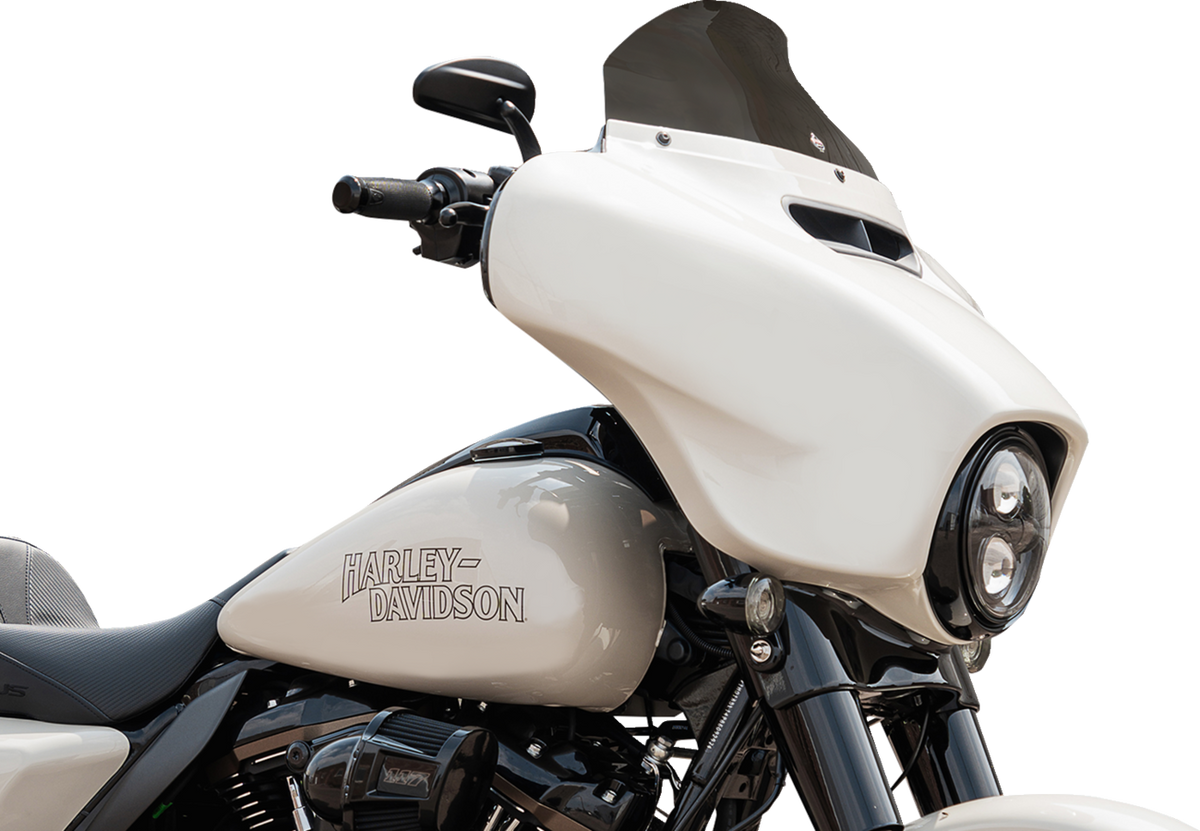 Klock Werks Kolor Flare® Windshield - 6-1/2" - Bronze - '14-'25 FLH/FLHT/FLHX