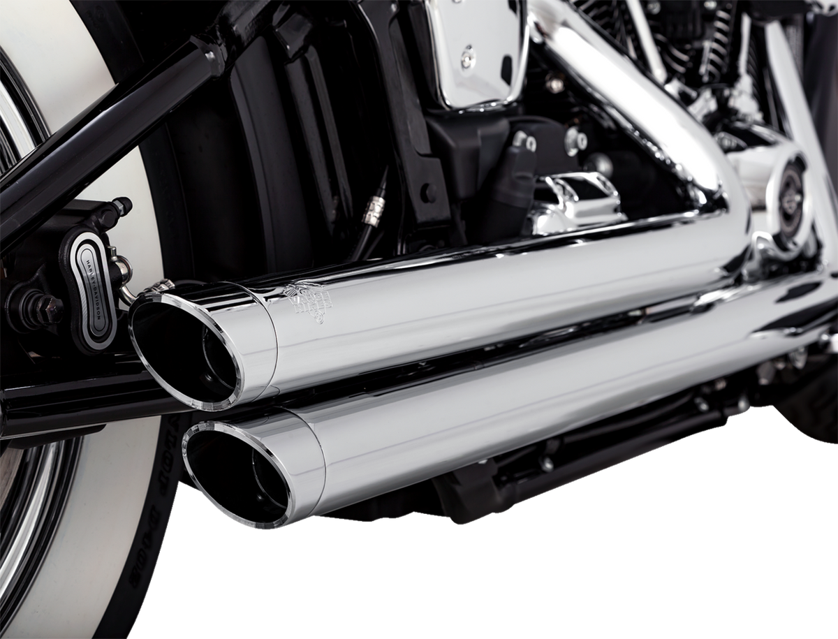 Vance & Hines Big Shots Staggered Exhaust System - Chrome