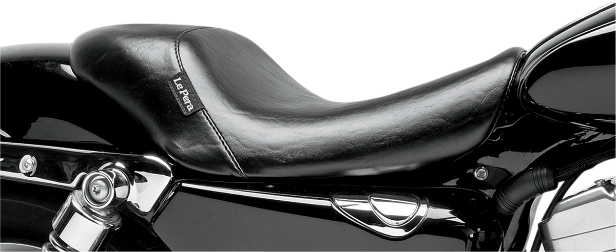 Le Pera Bare Bones Solo Seat - Smooth - Black - XL '07-'09
